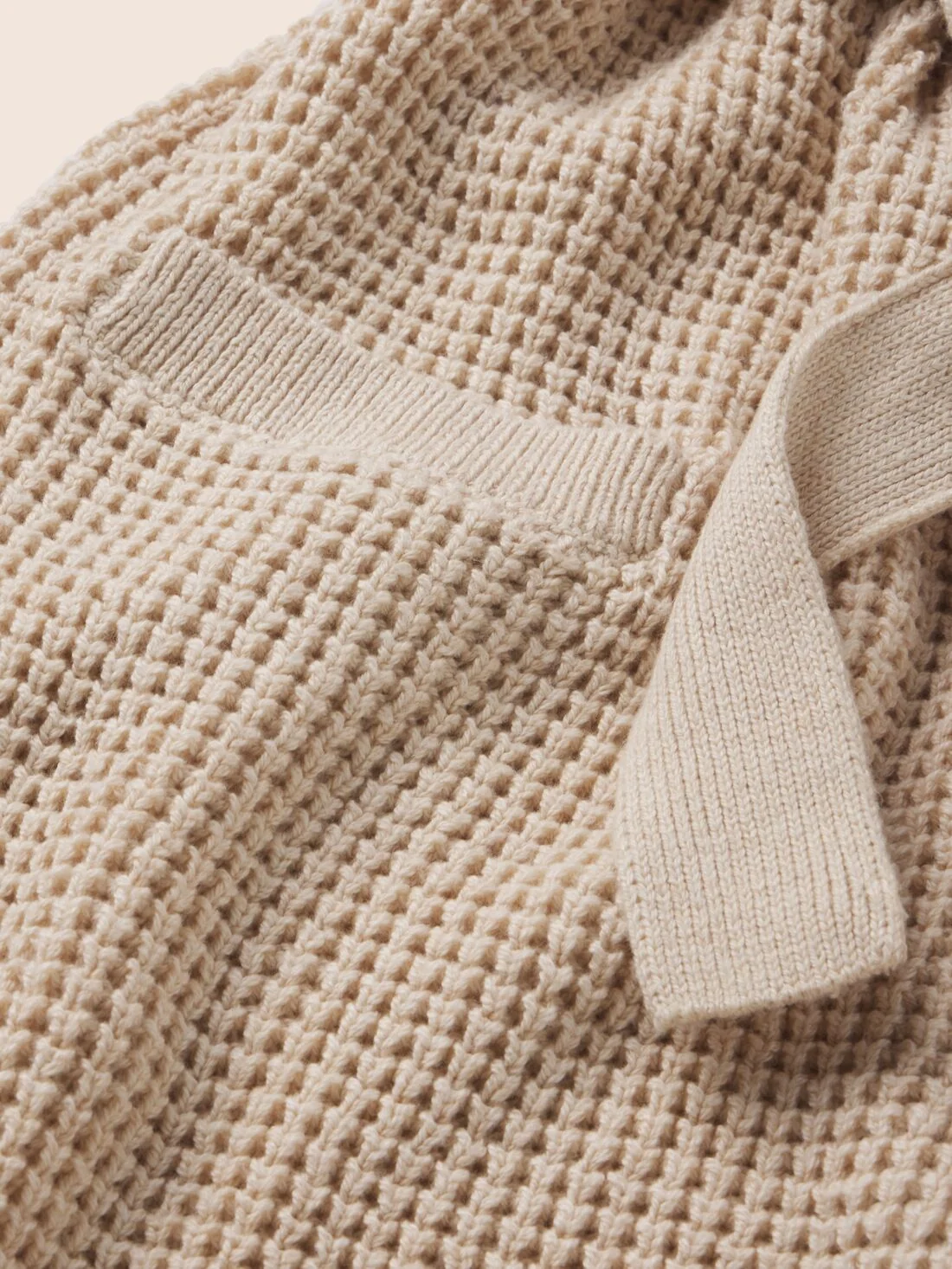 Recycled Sweater Short Wrap - Image 4