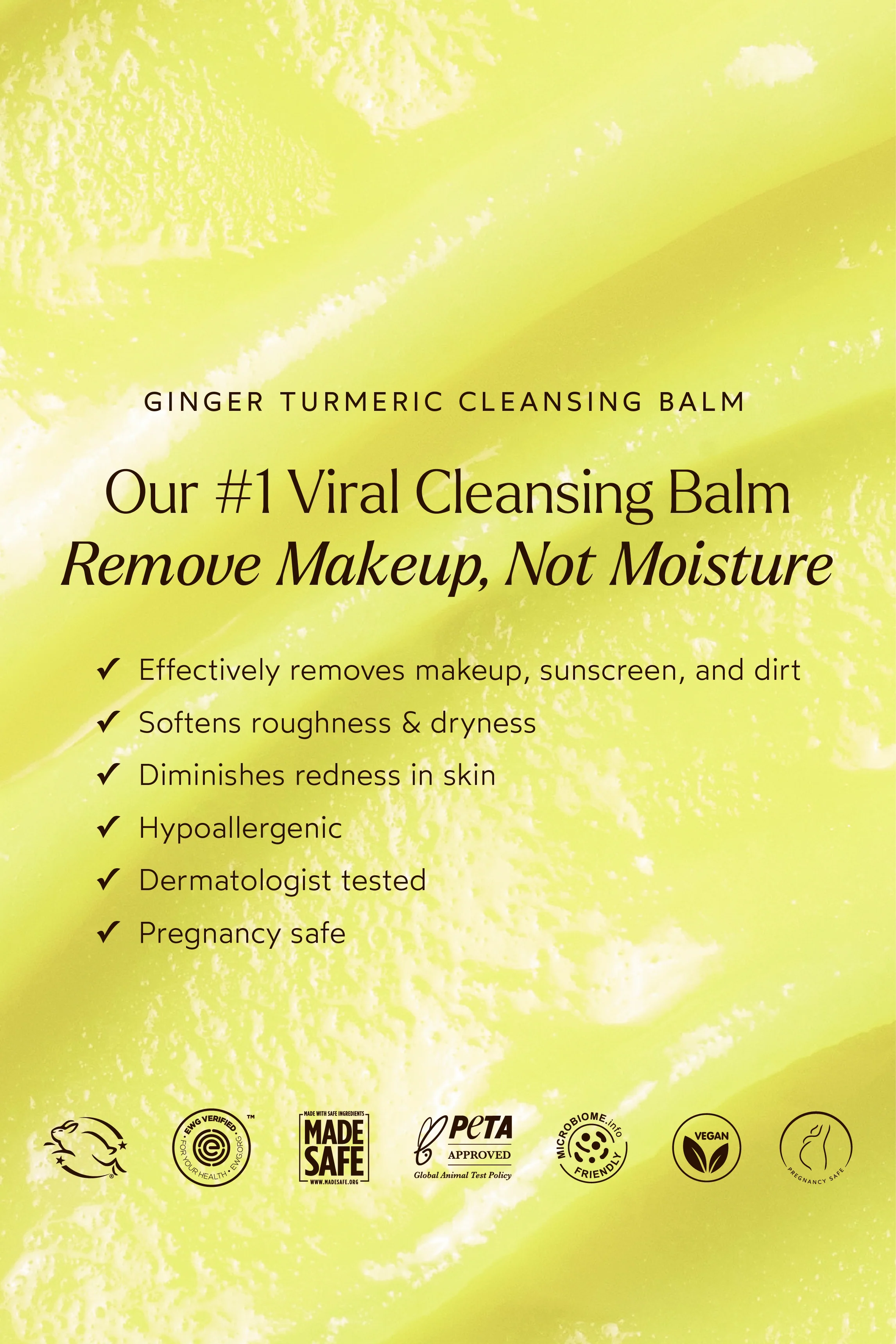 True Botanicals Calm Ginger Tumeric Cleansing Balm - Image 6