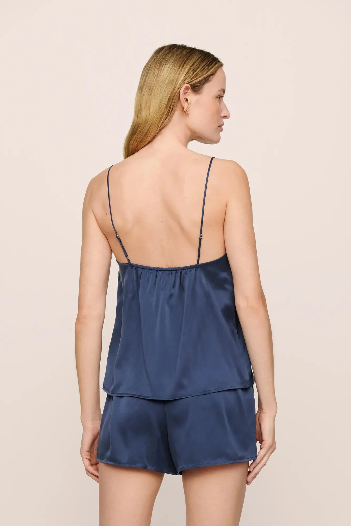 Washable Silk Cami & Short PJ Set - Image 3