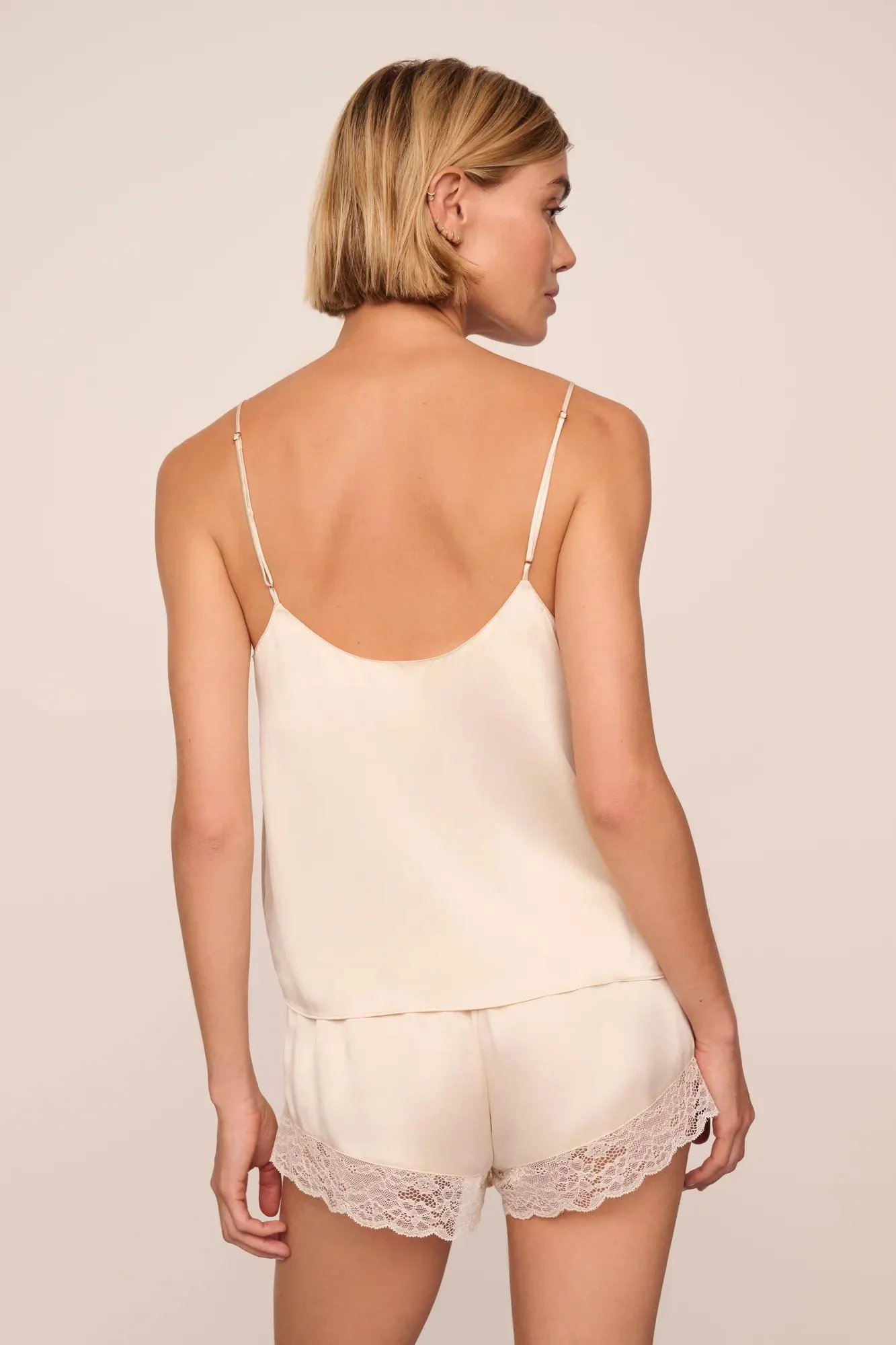 Washable Silk Lace Cami & Short Set - Image 4