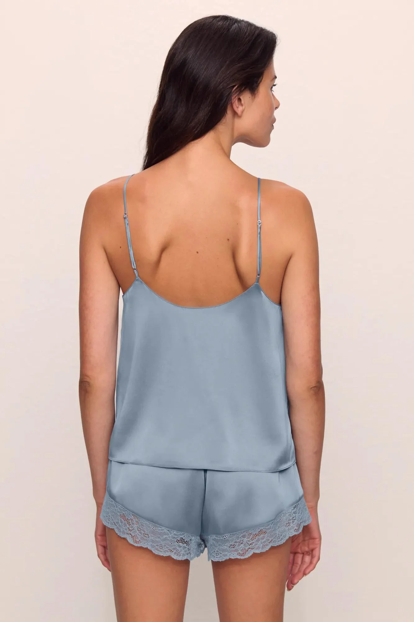 Washable Silk Lace Cami & Short Set - Image 3