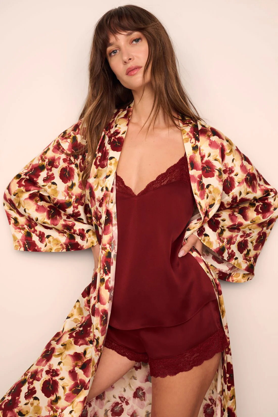 Eberjey x Lily Aldridge - Washable Silk Lace Cami & Short Set - Image 7