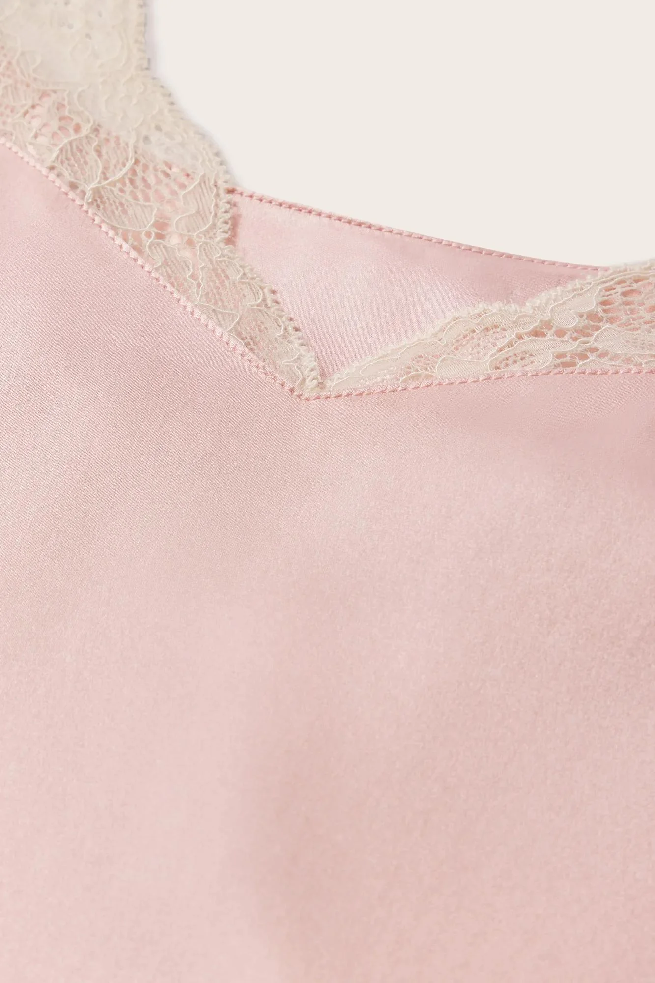 Washable Silk Lace Cami & Short Set - Image 4