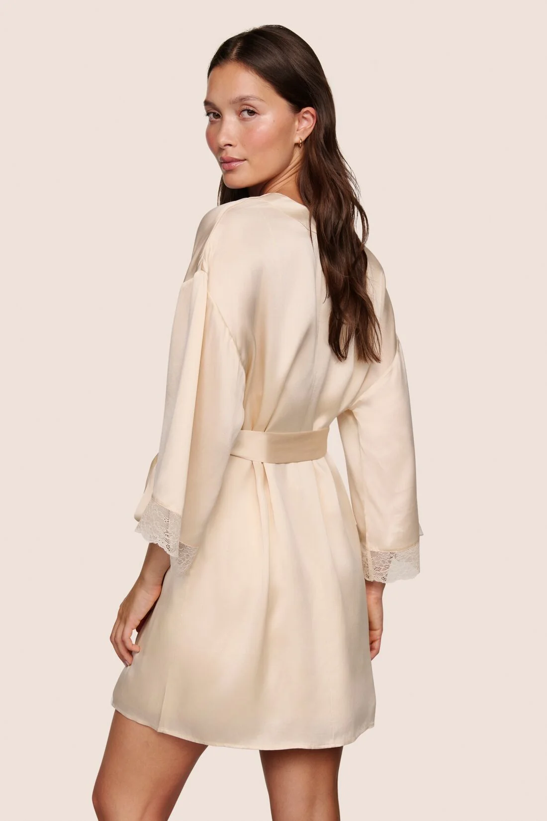 Washable Silk Lace Robe - Image 3
