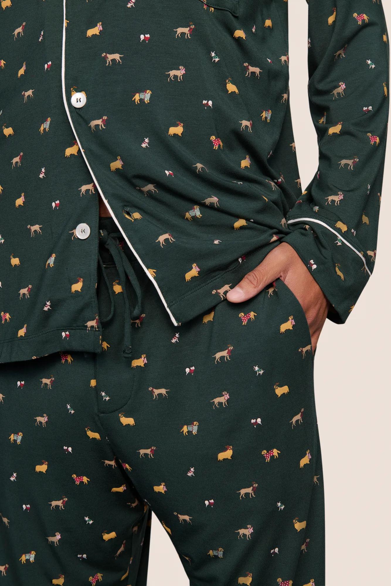 William Printed TENCEL™ Modal Long PJ Set - Image 3