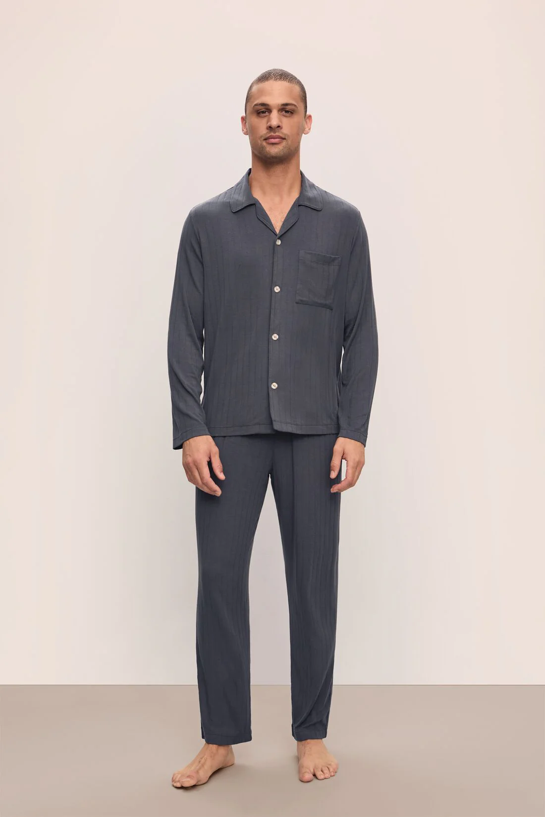William TENCEL™ Modal Rib Long PJ Set