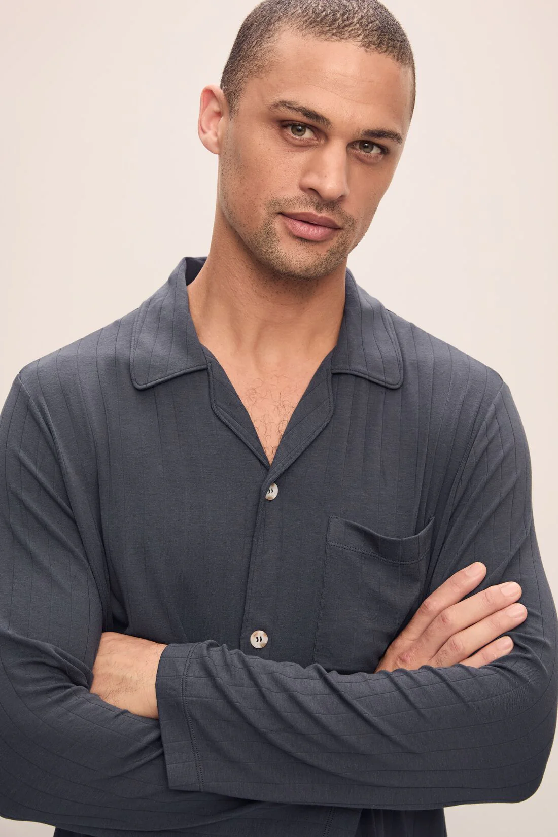 William TENCEL™ Modal Rib Long PJ Set - Image 2